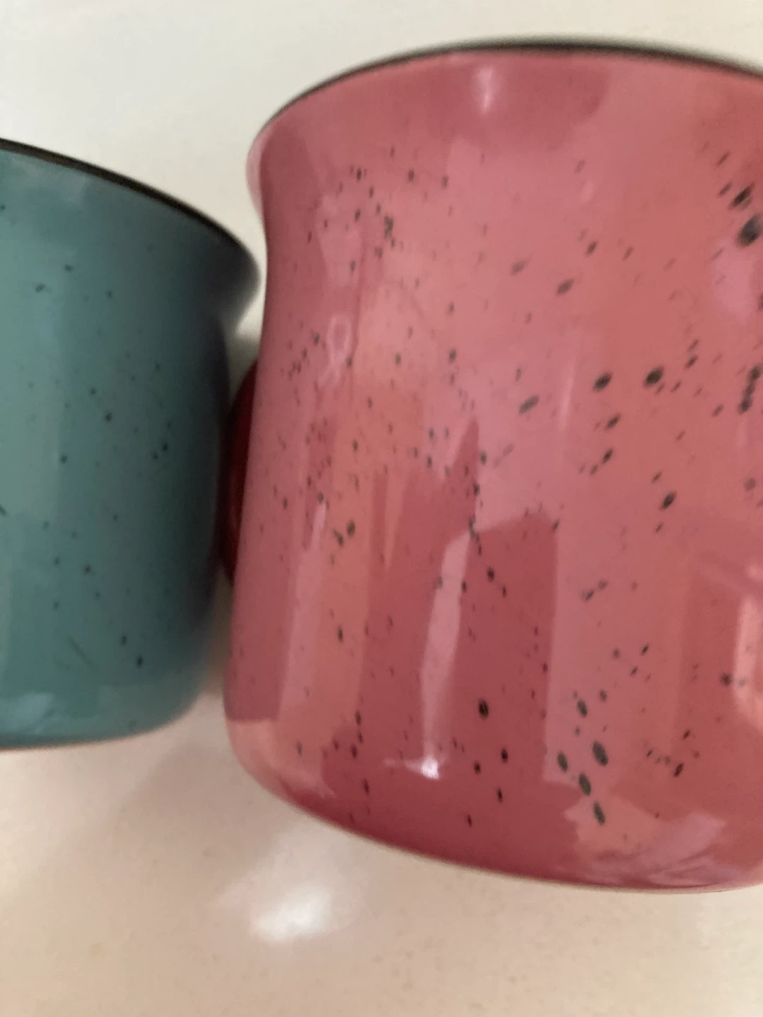 Two Speckled Ceramic Mugs - photo 5