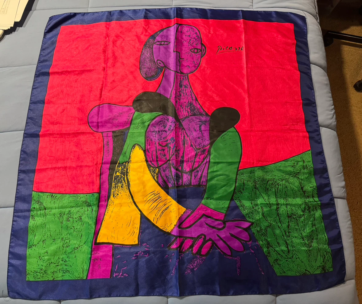 Picasso Art Print Silk Scarf
