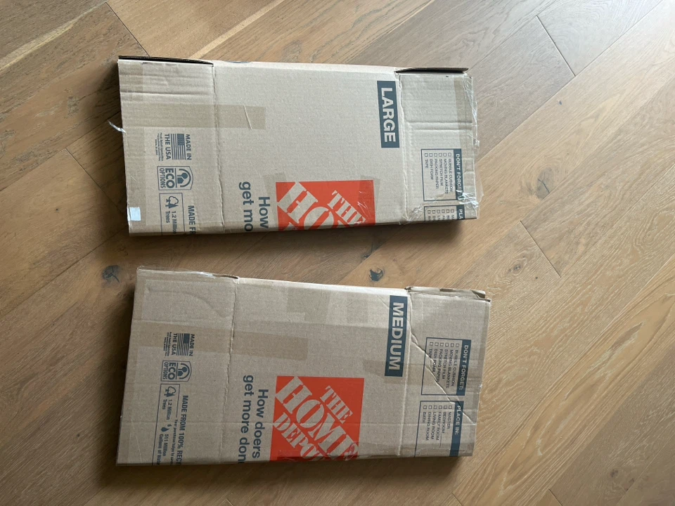 The Home Depot Moving Boxes - Large and Medium