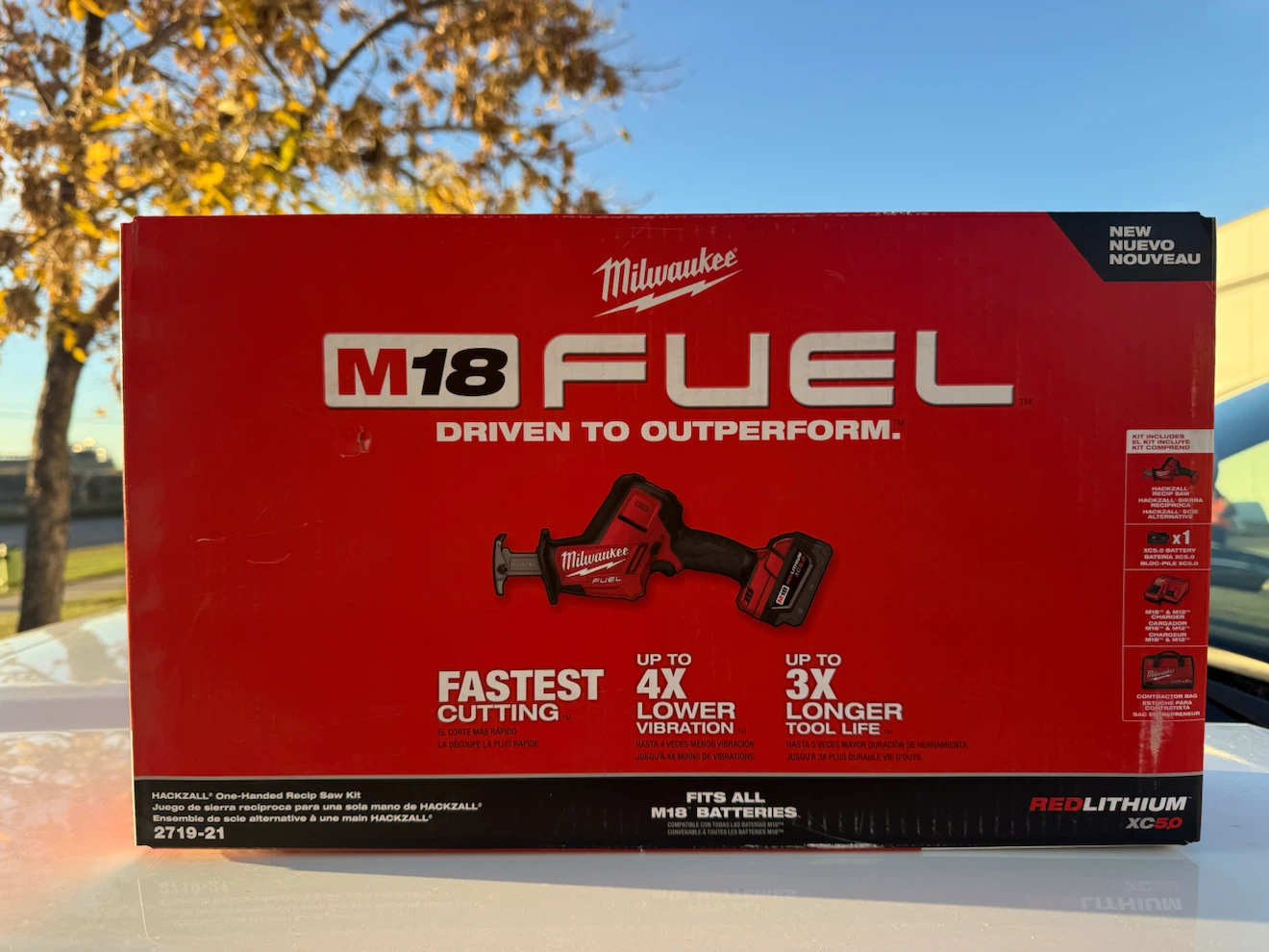 Milwaukee M18 FUEL Cordless HACKZALL Saw Kit 2719-21