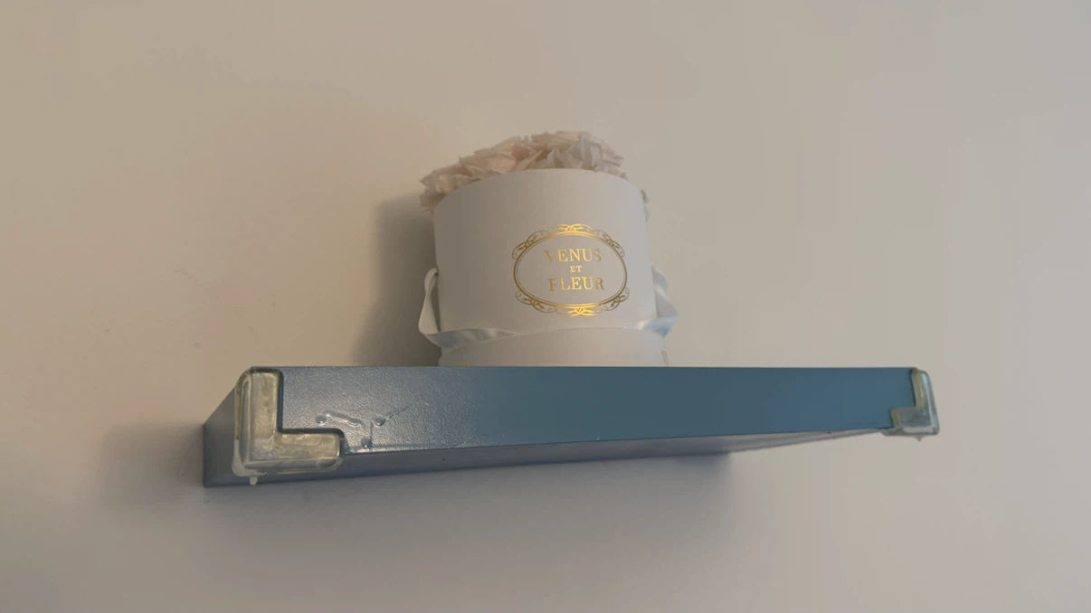 Set of 3 Blue Floating Shelves - photo 2