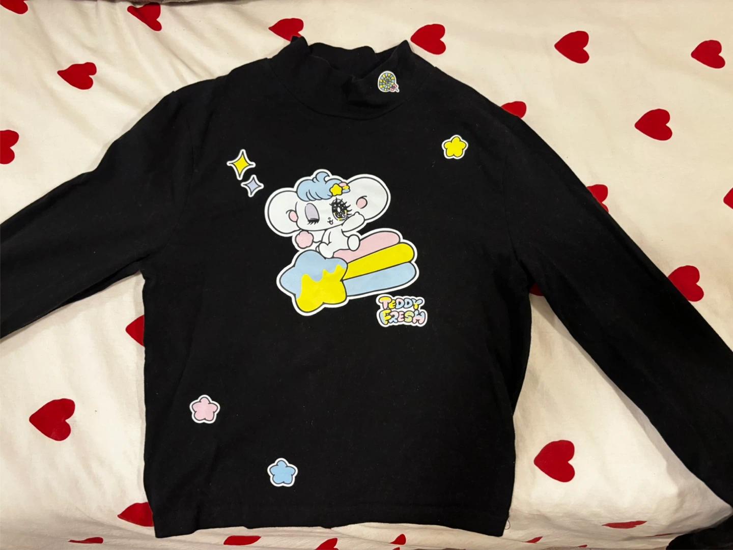 Teddy Fresh x Yurie Sekiya Mock Neck Long Sleeve