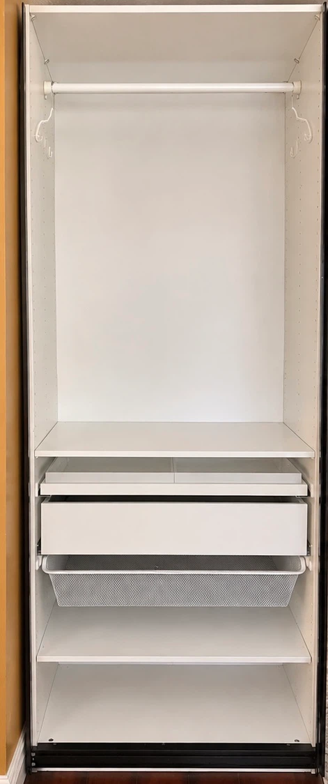 IKEA PAX Wardrobe with Mirror slides Doors - photo 2
