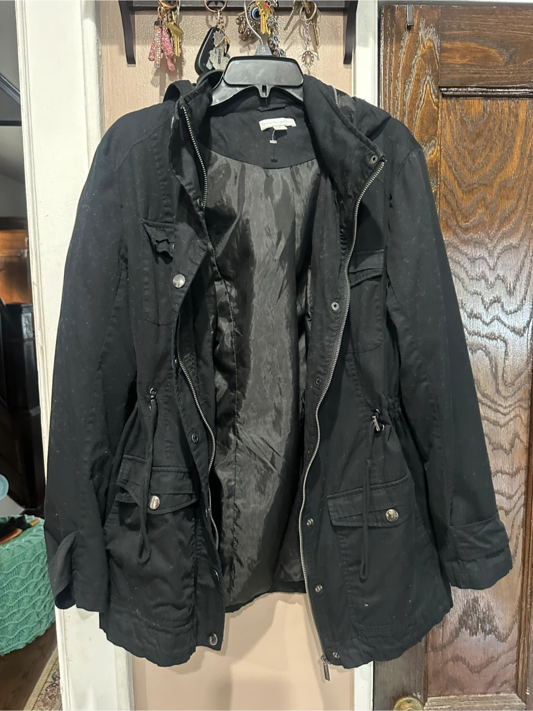 New York & Company Black Military Style Utility Jacket - photo 5
