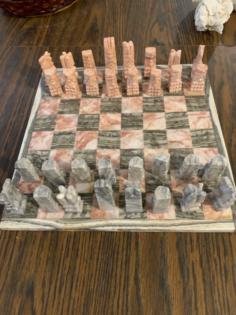 Handcrafted Marble Chess Set