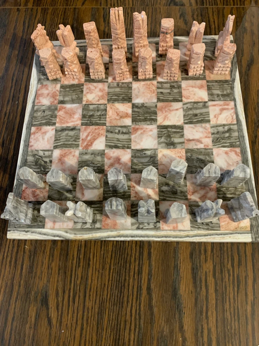 Handcrafted Marble Chess Set - photo 3