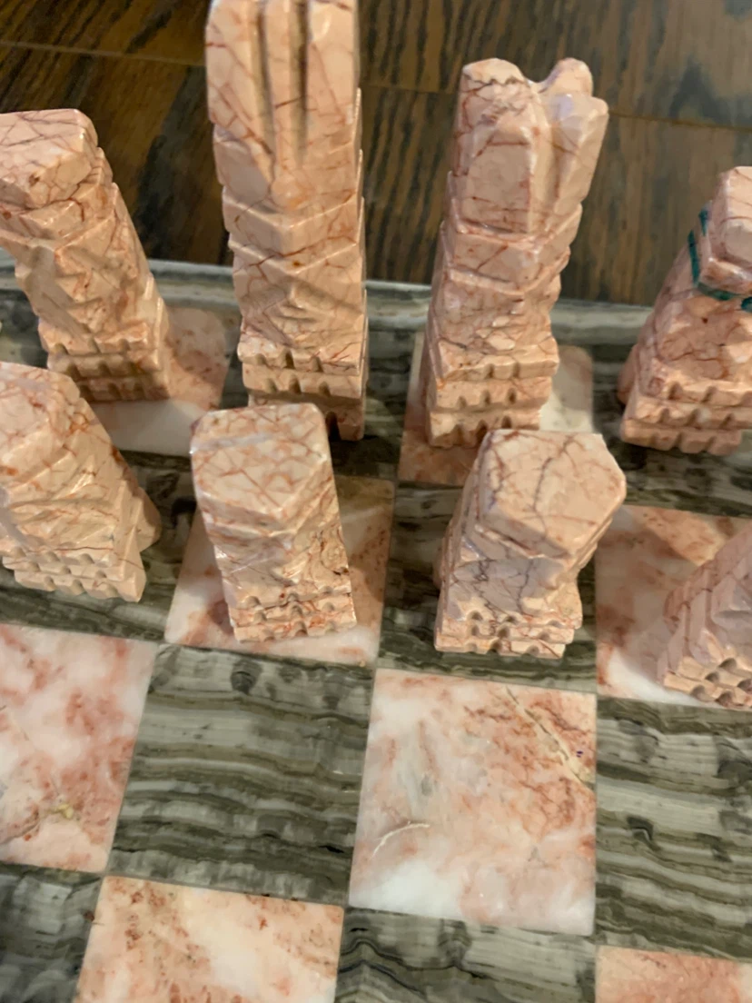 Handcrafted Marble Chess Set - photo 4