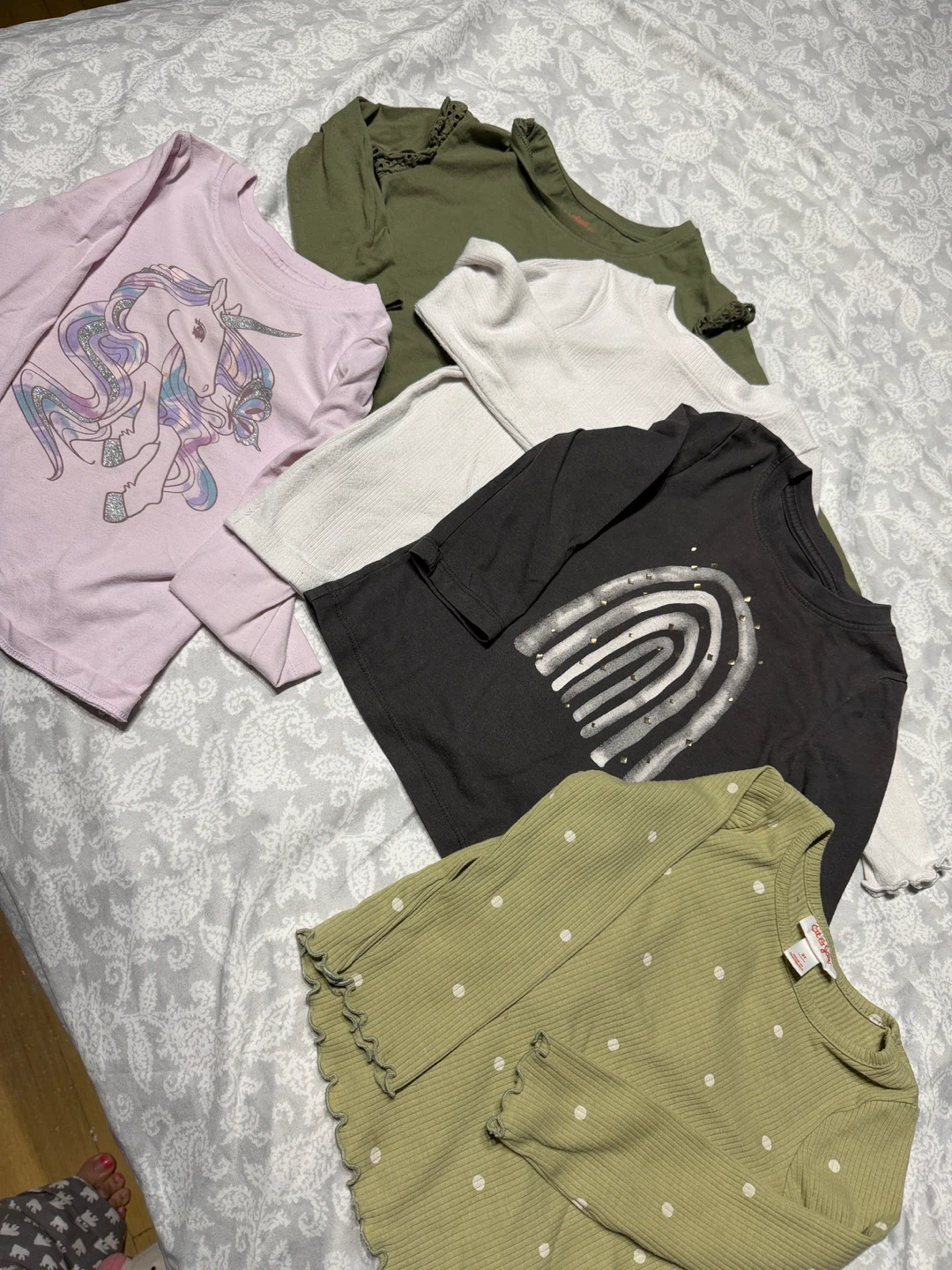 Lot of 5 Cat & Jack Long Sleeve Shirts