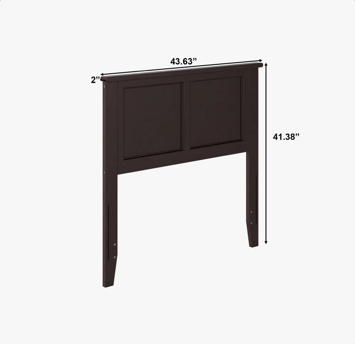 Solid Wood Panel Headboard - Twin - photo 2