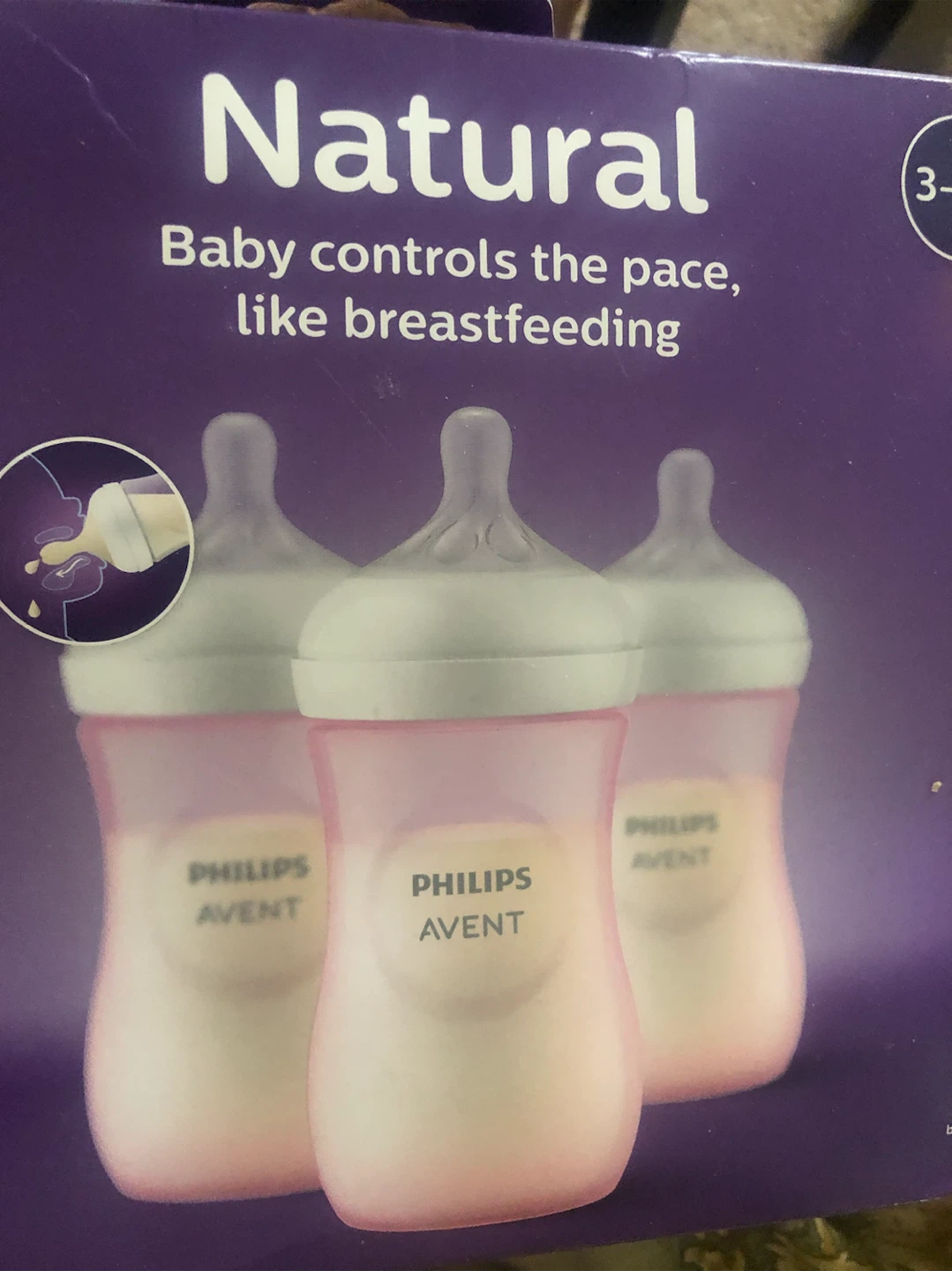 Philips Avent Natural Baby Bottles - 3 Pack