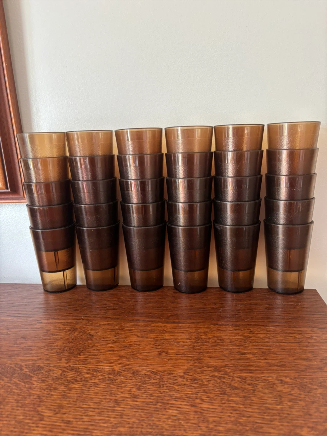 Vintage Set of 30 Cambro Tumblers