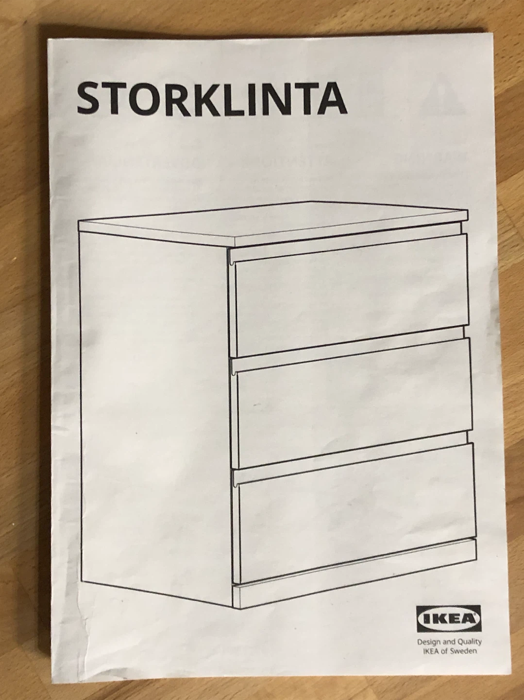 IKEA Storklinta 3-Drawer Chest - photo 2