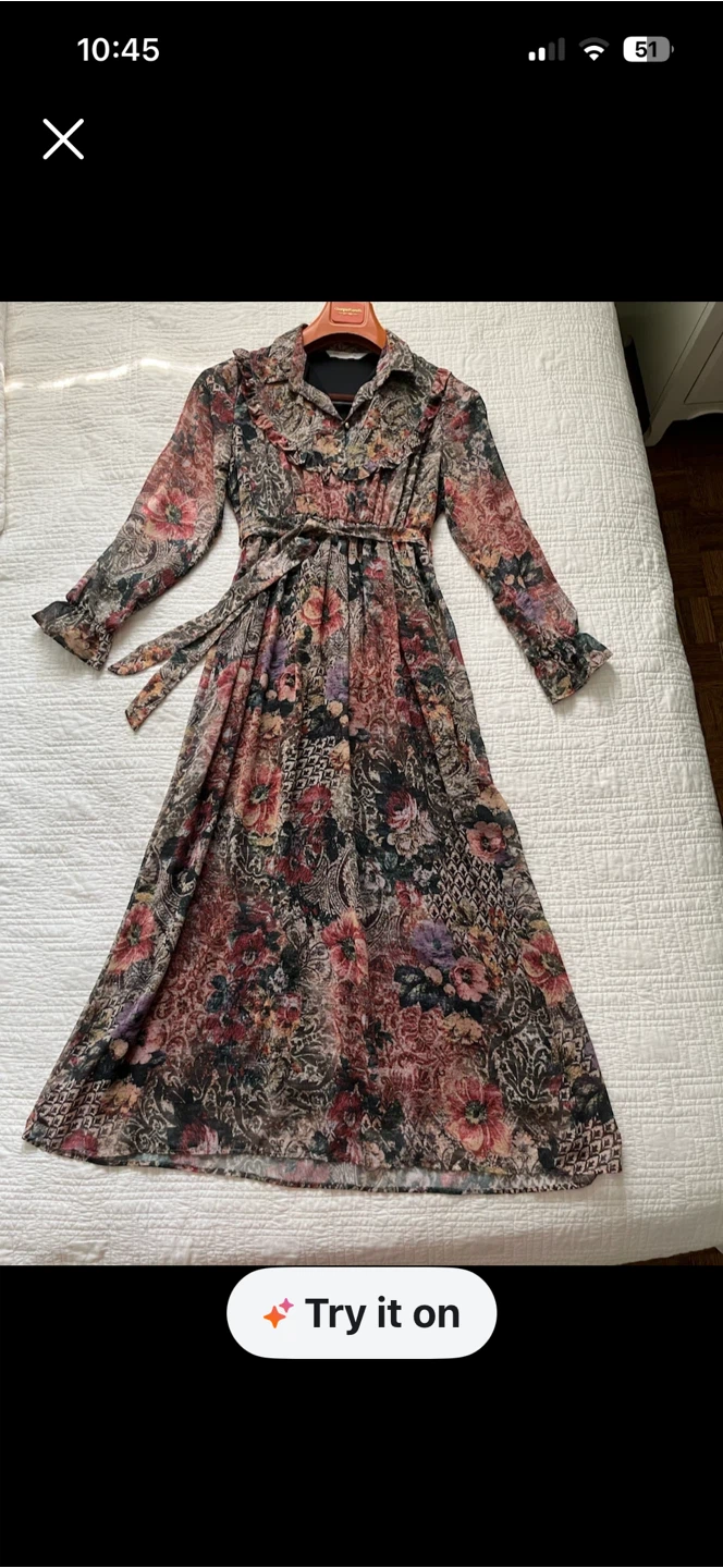 Chiffon Maxi Dress medium
