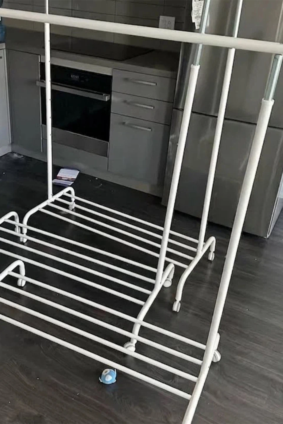 One Rigga Ikea Rolling Clothes Rack - photo 2