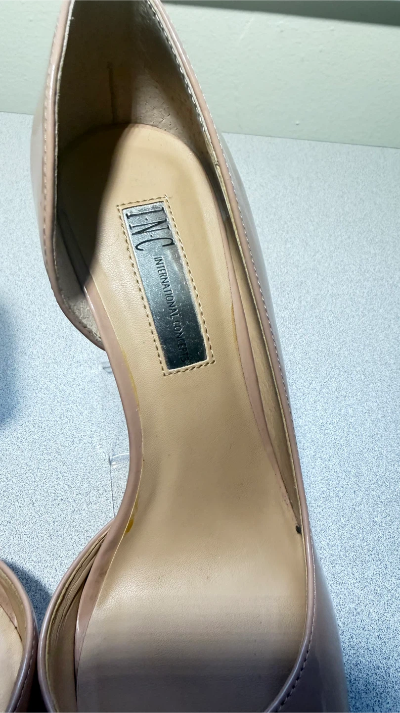 Nude Patent Leather Heels, Size 6.5 - photo 4