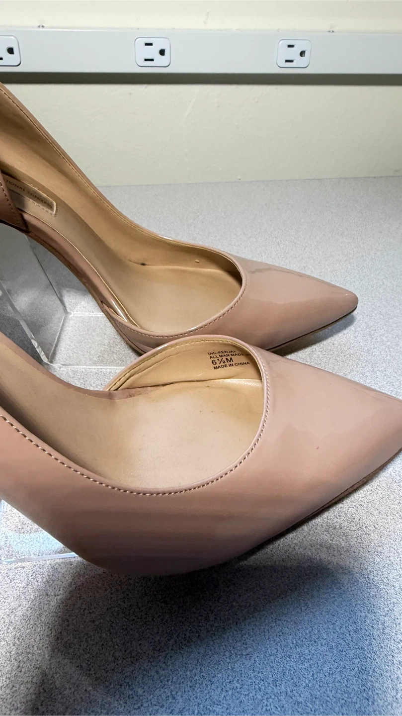 Nude Patent Leather Heels, Size 6.5 - photo 5