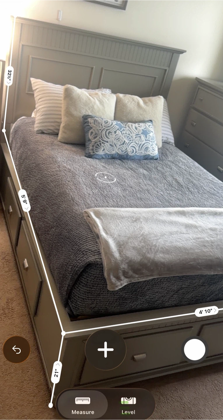 Gray Storage Bed Frame - photo 3