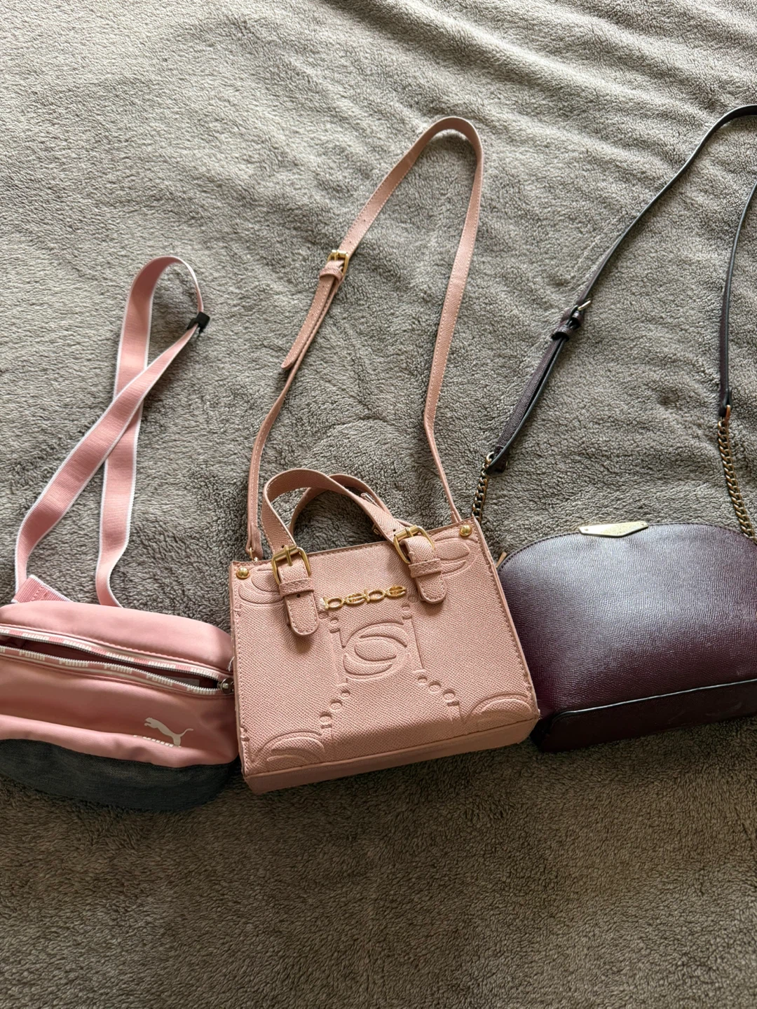 Set of Three Small Crossbody Bags
