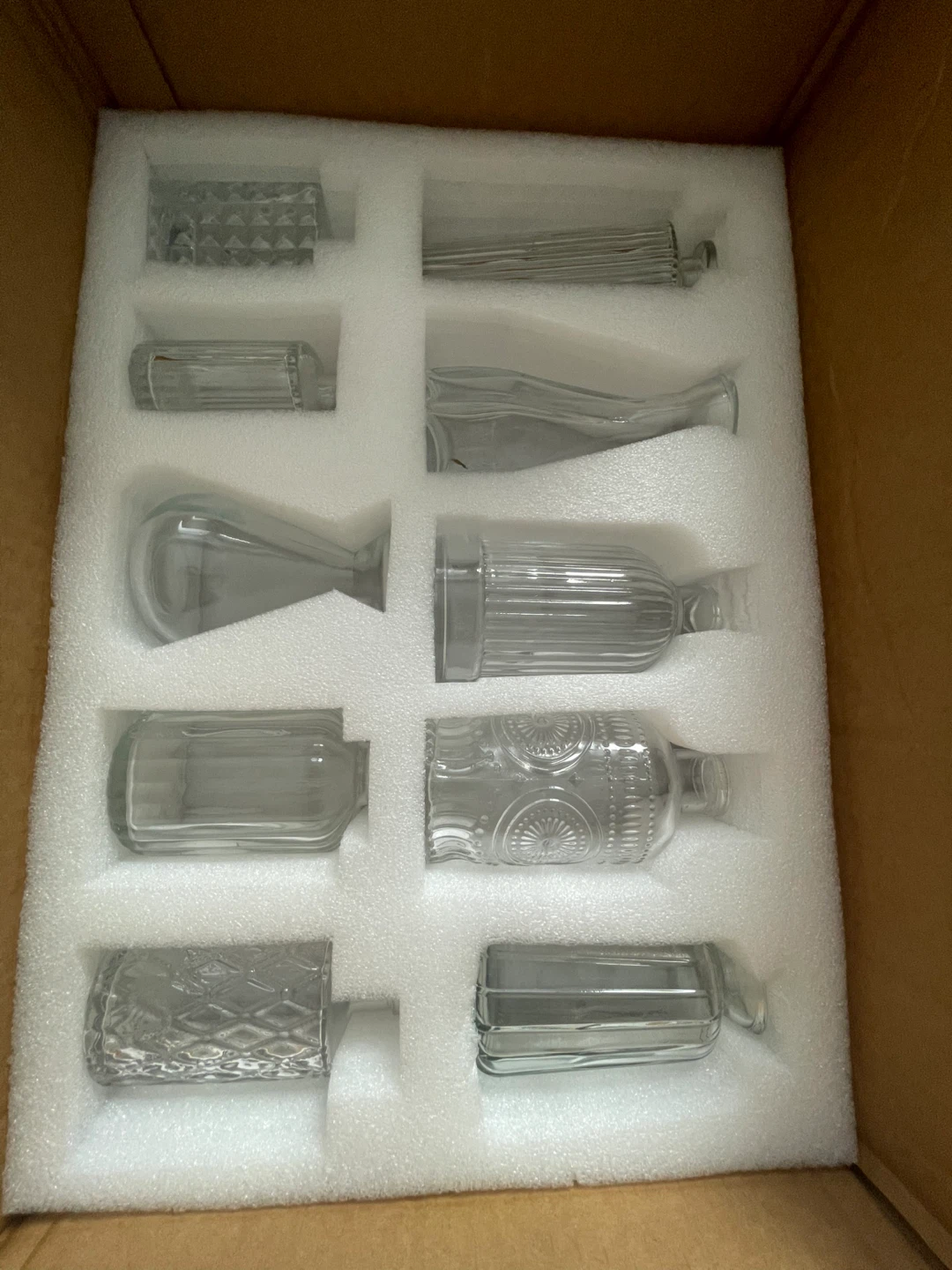 Assorted Vintage-Style Glass Bud Vases - photo 2