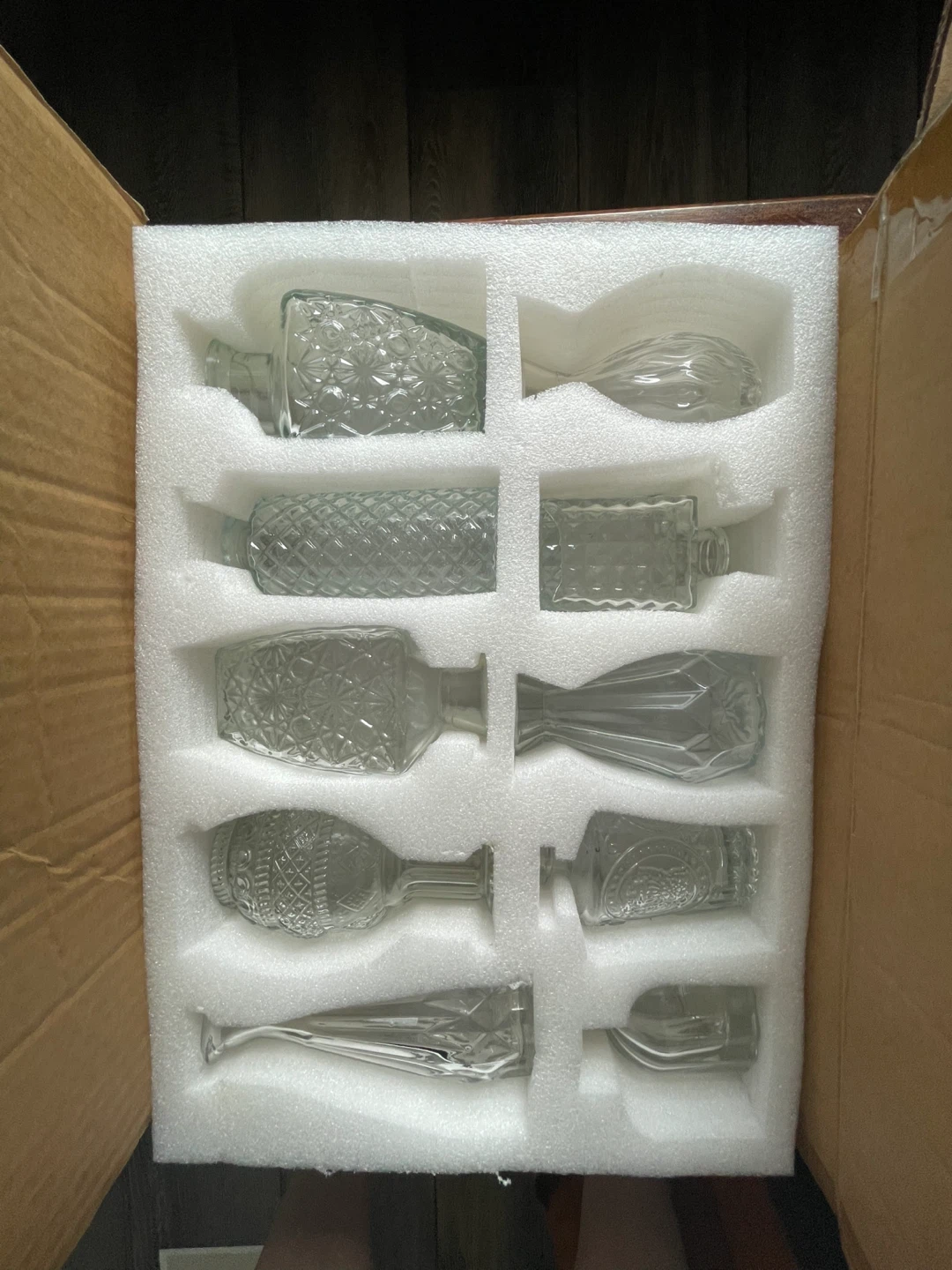 Assorted Vintage-Style Glass Bud Vases - photo 3