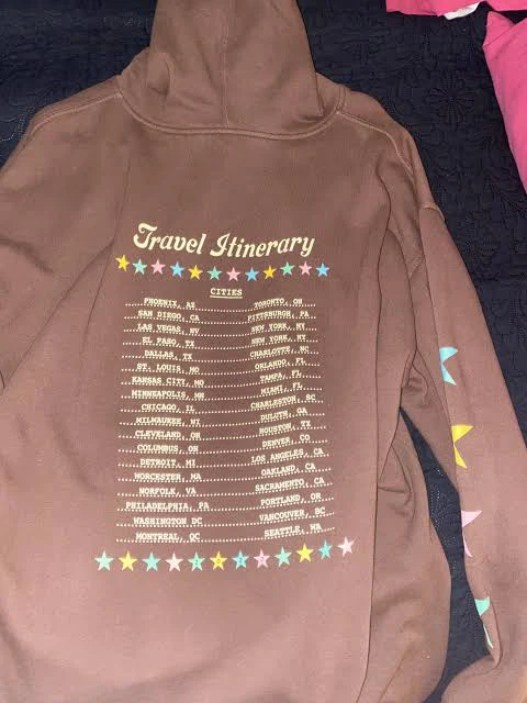 Tyler the creator call me if you get lost merch tour hoodie - photo 2