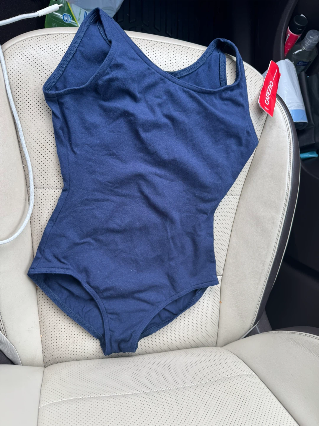 Capezio Navy Blue Tank Leotard Size Large