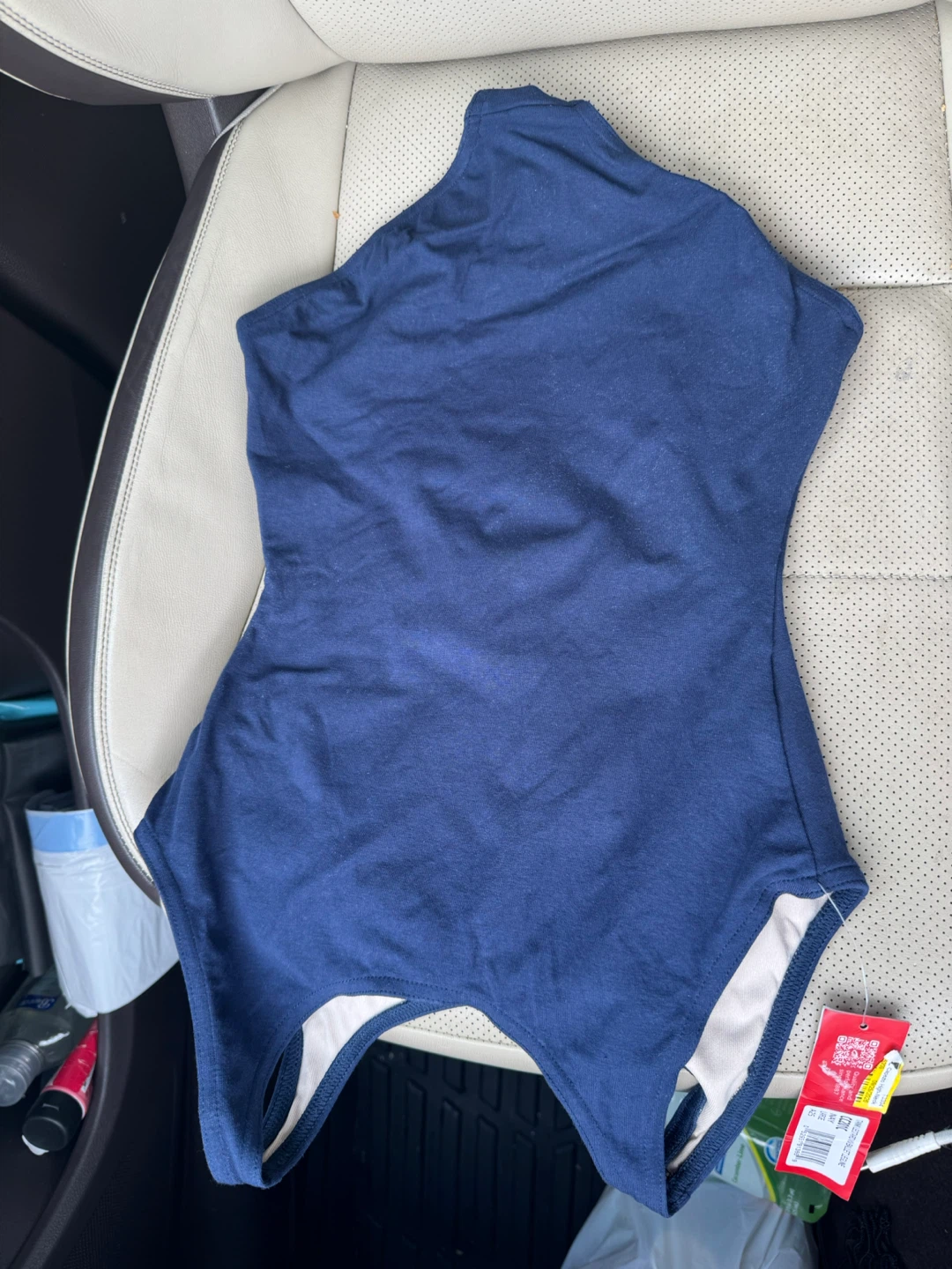 Capezio Navy Blue Tank Leotard Size Large - photo 2