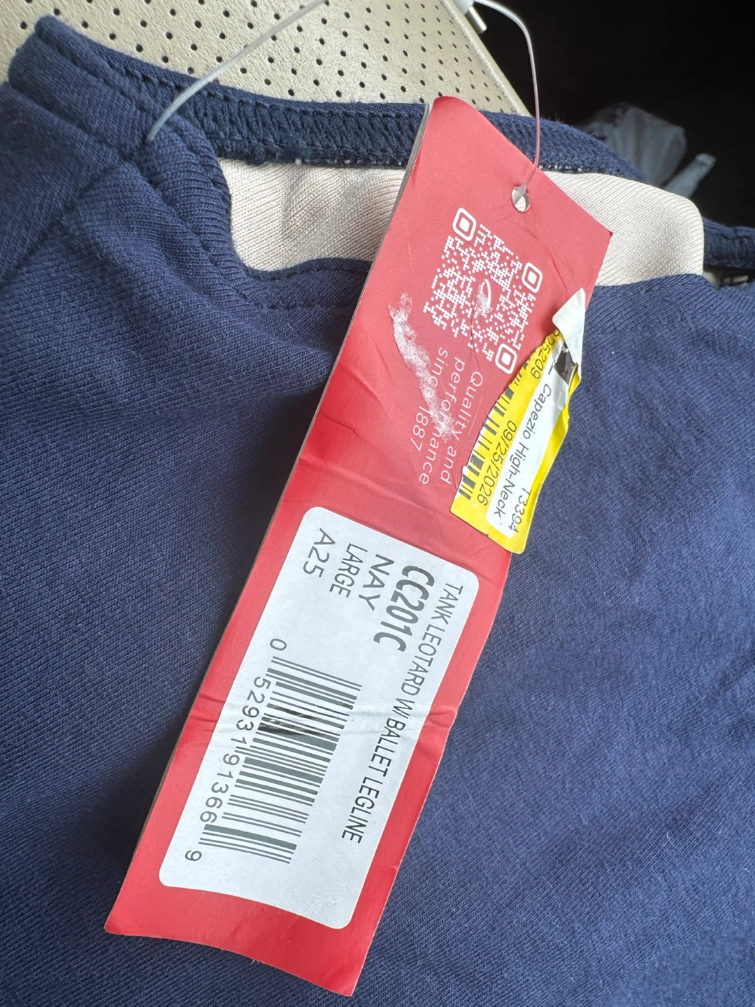 Capezio Navy Blue Tank Leotard Size Large - photo 5