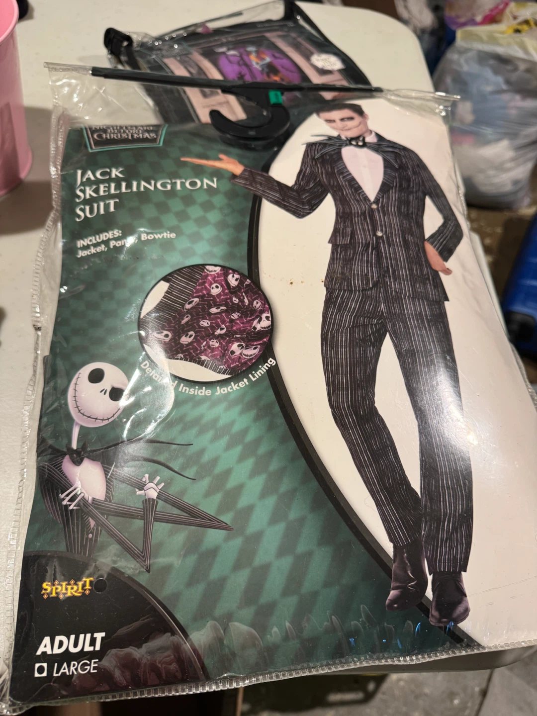 Nightmare Before Christmas Jack Skellington Adult Large Suit