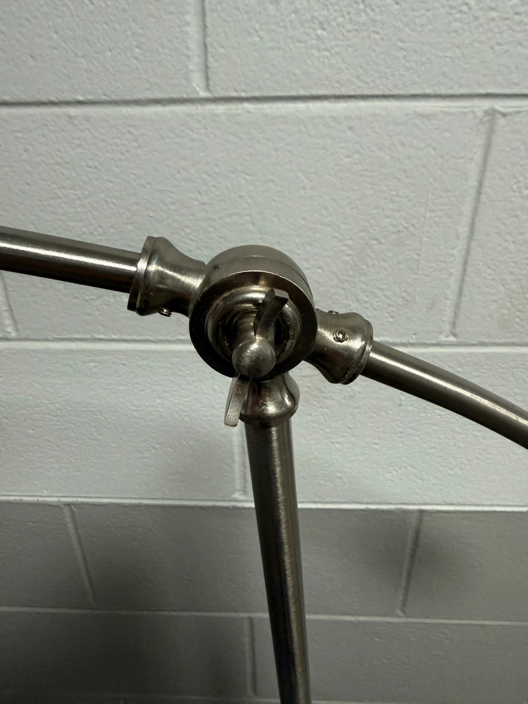 Adjustable Brushed Nickel Arch Floor Lamp - photo 5