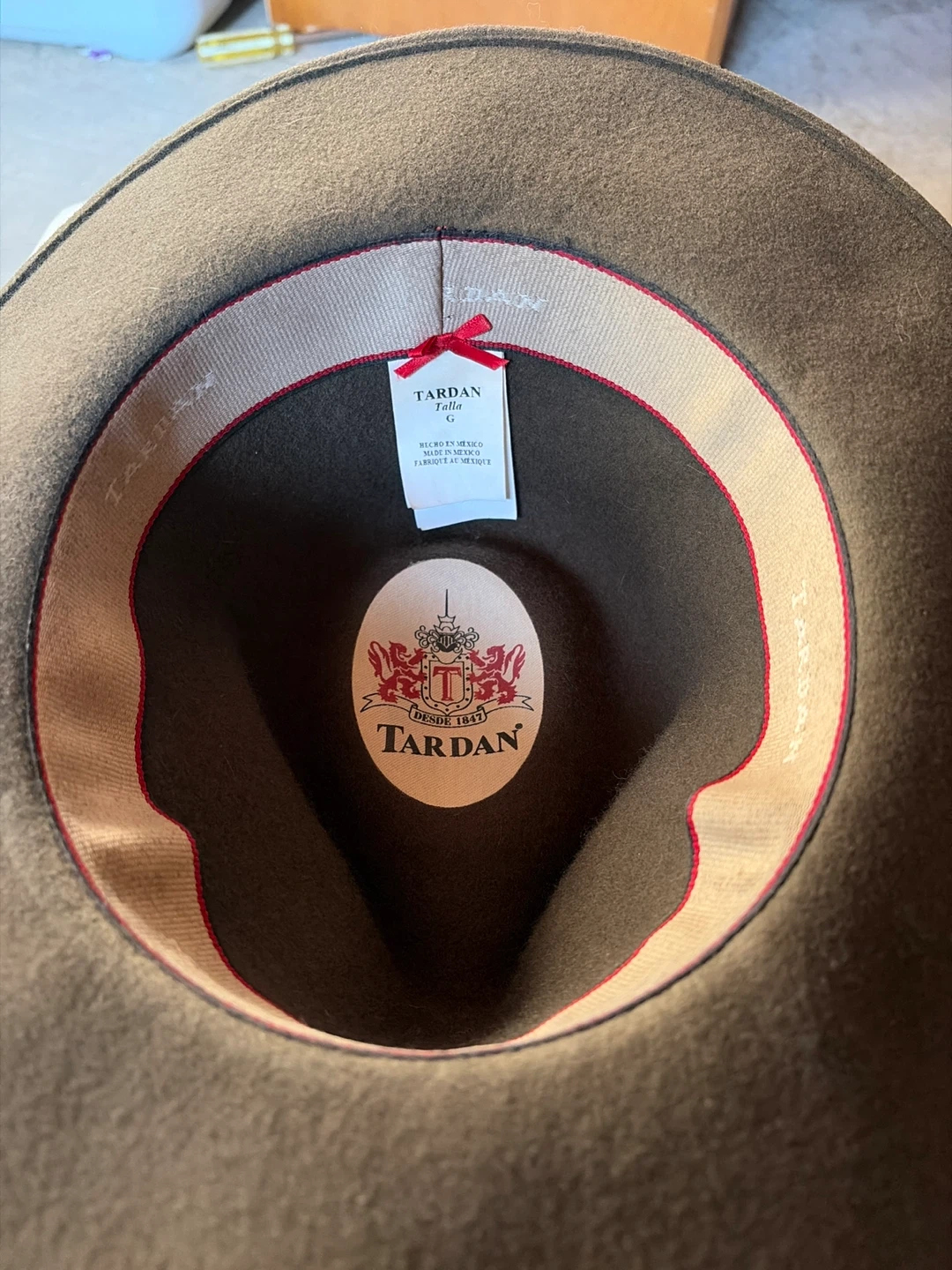 Tardan Felt Hat Size Large - photo 2