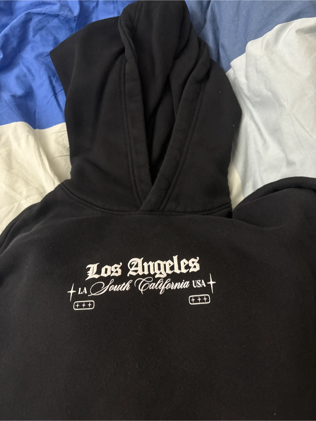 Black Los Angeles Graphic Hoodie - photo 2