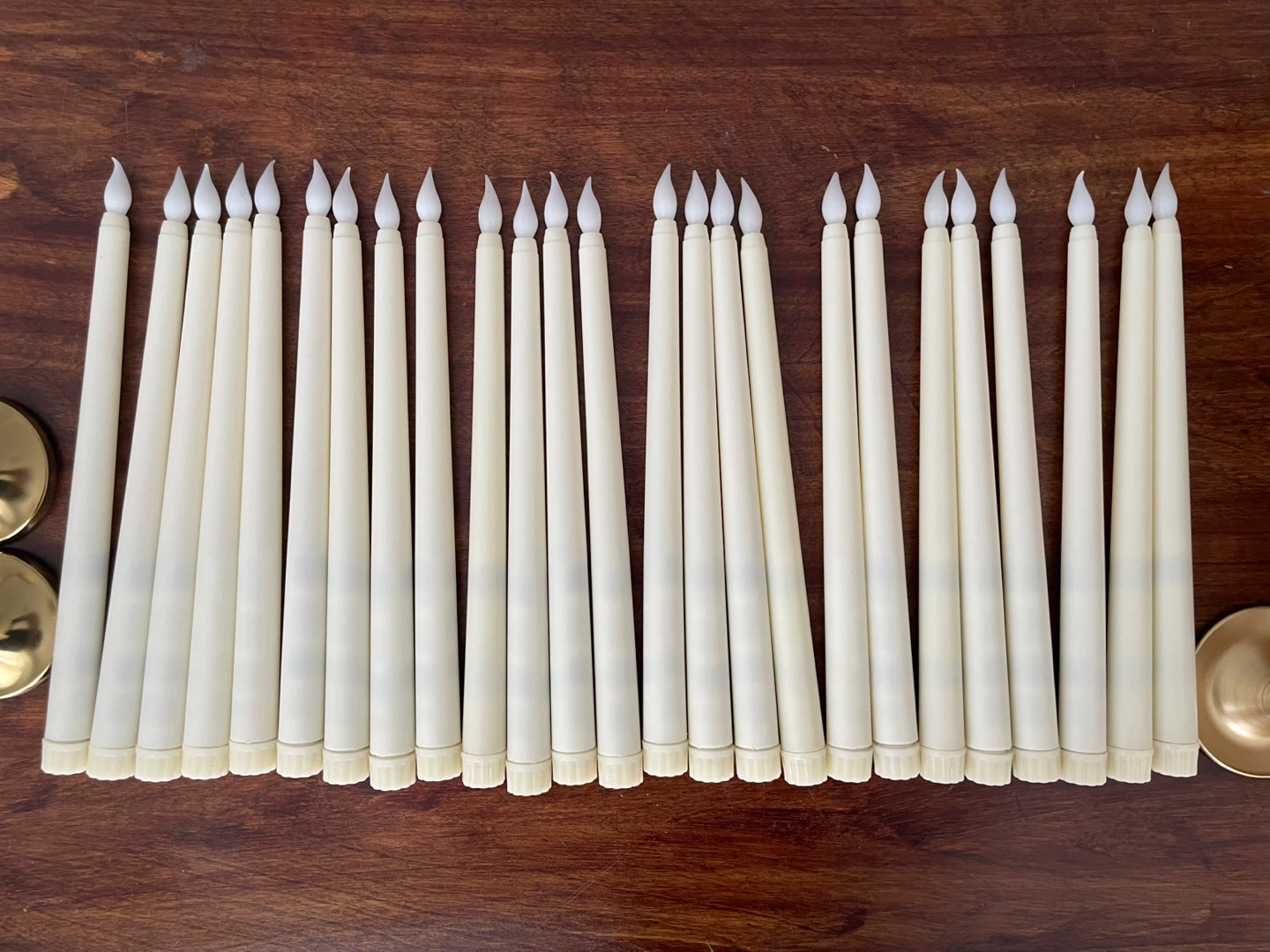 Set of 25 LED Taper Candles - photo 2