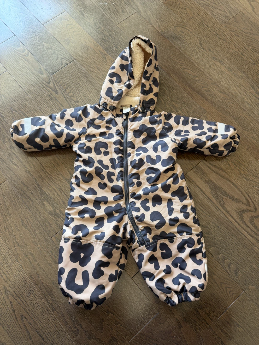 H&M Leopard Print Snowsuit