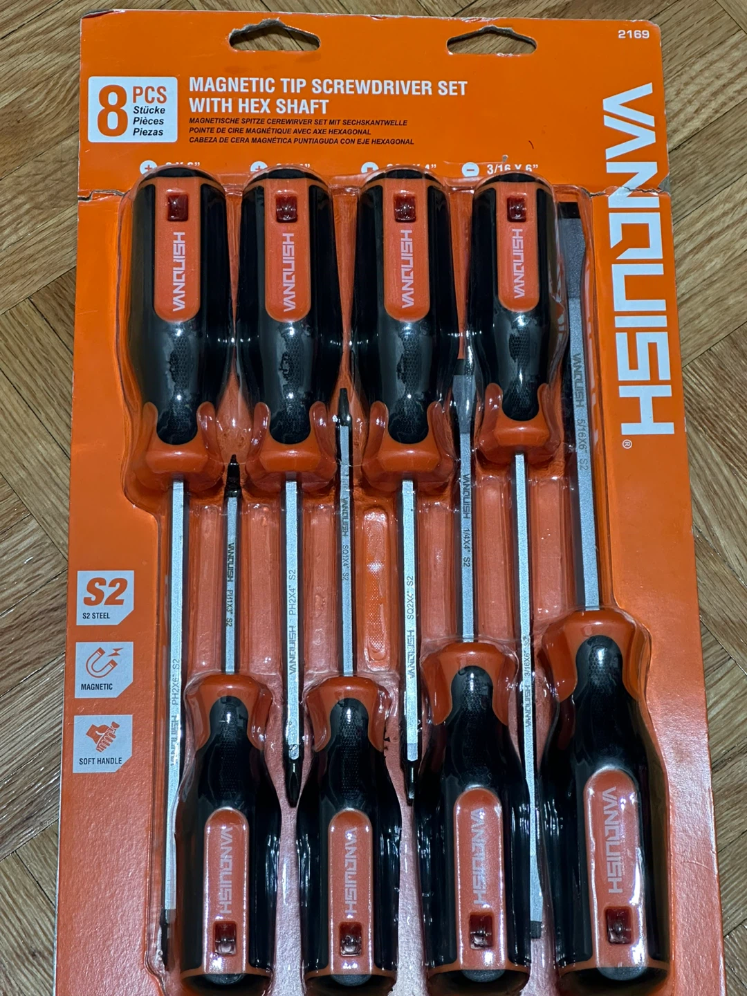 Vanquish 8-Piece Magnetic Screwdriver Set