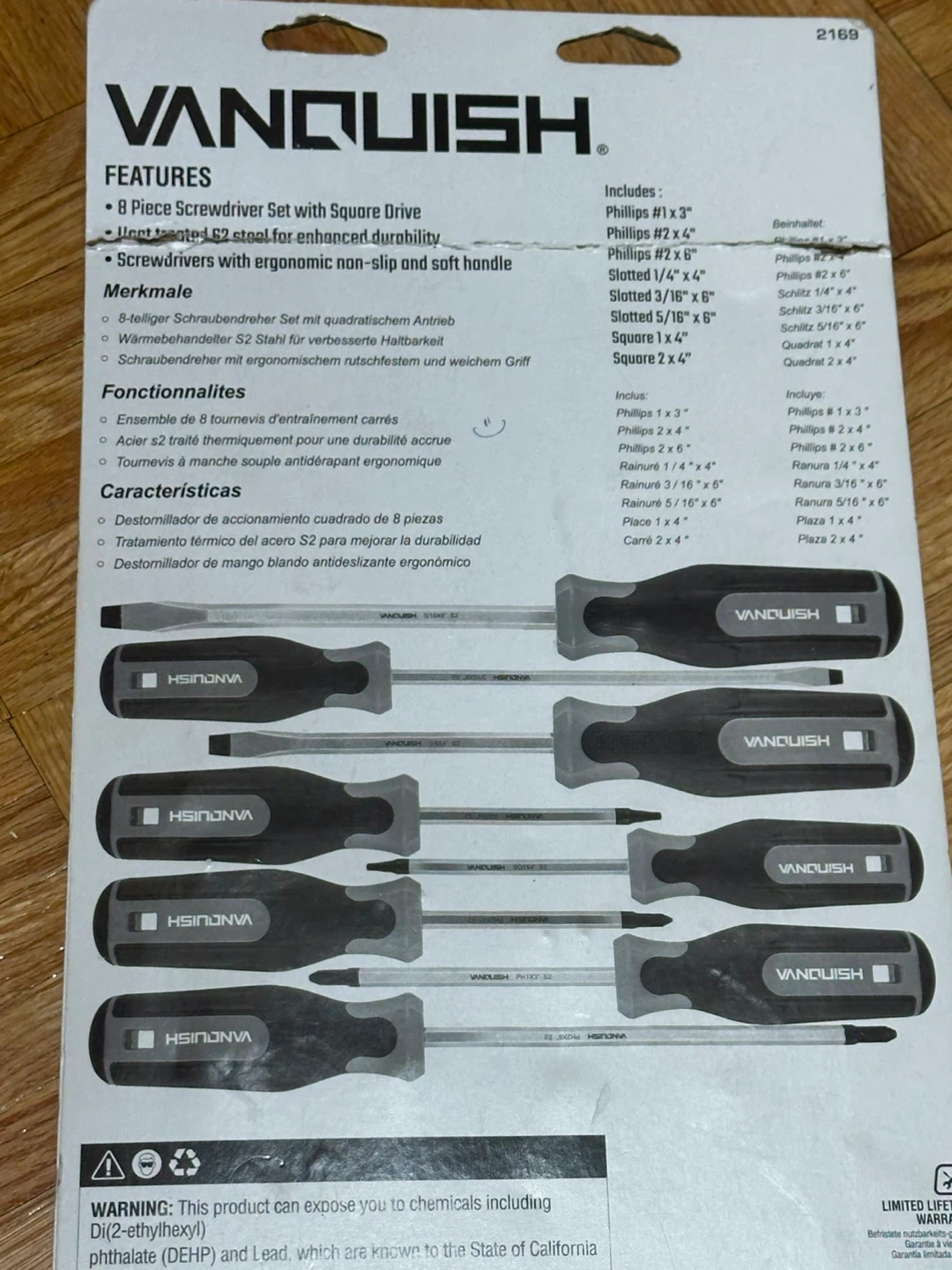 Vanquish 8-Piece Magnetic Screwdriver Set - photo 2