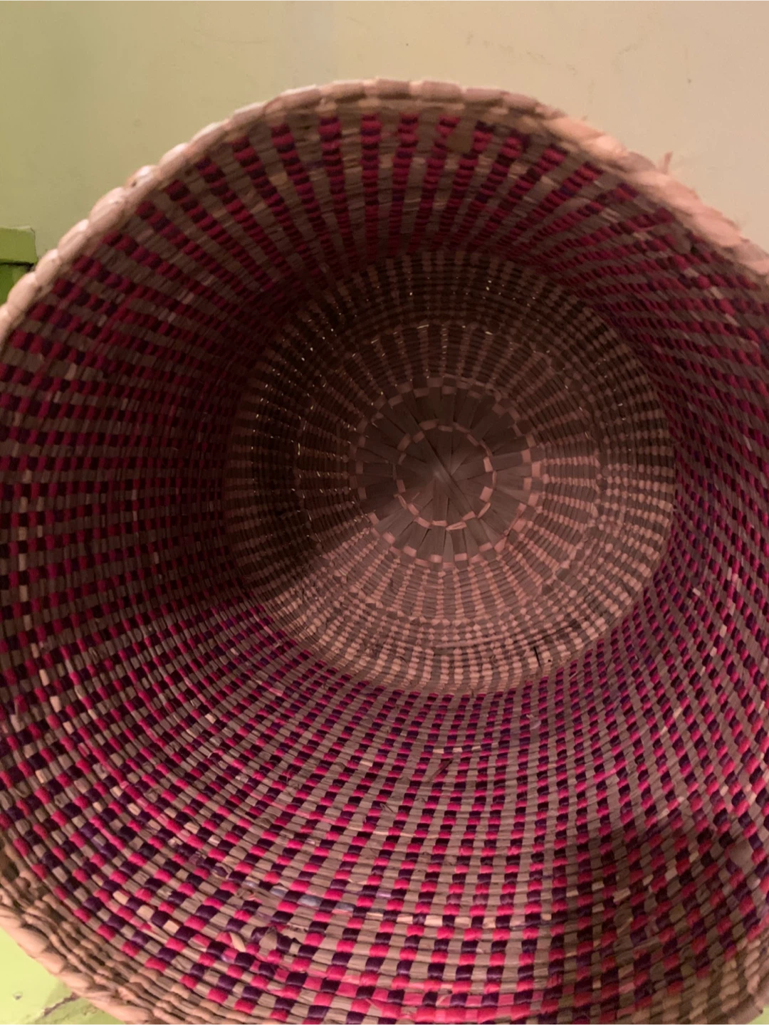 Woven Straw Storage Basket - photo 2