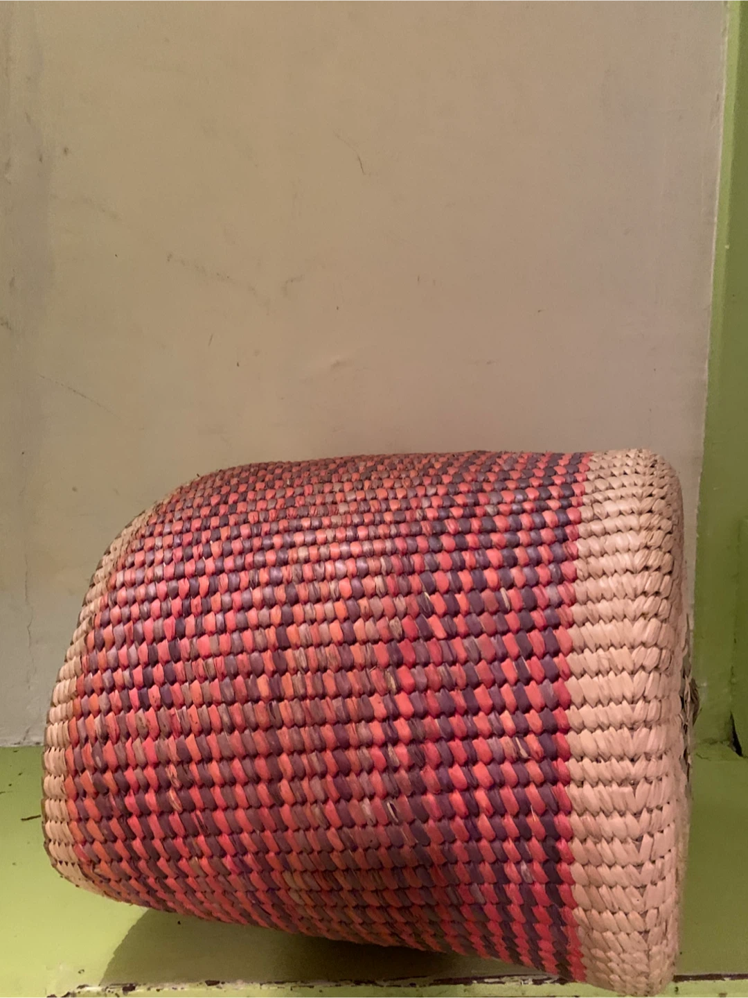 Woven Straw Storage Basket - photo 3