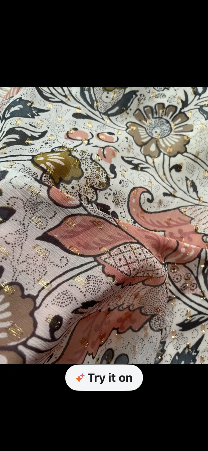 Chiffon Floral Dress Size L - photo 2