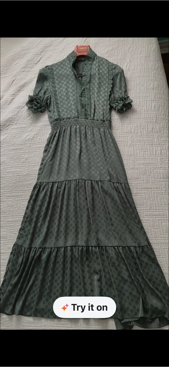 Sage Green Maxi Dress Size Large