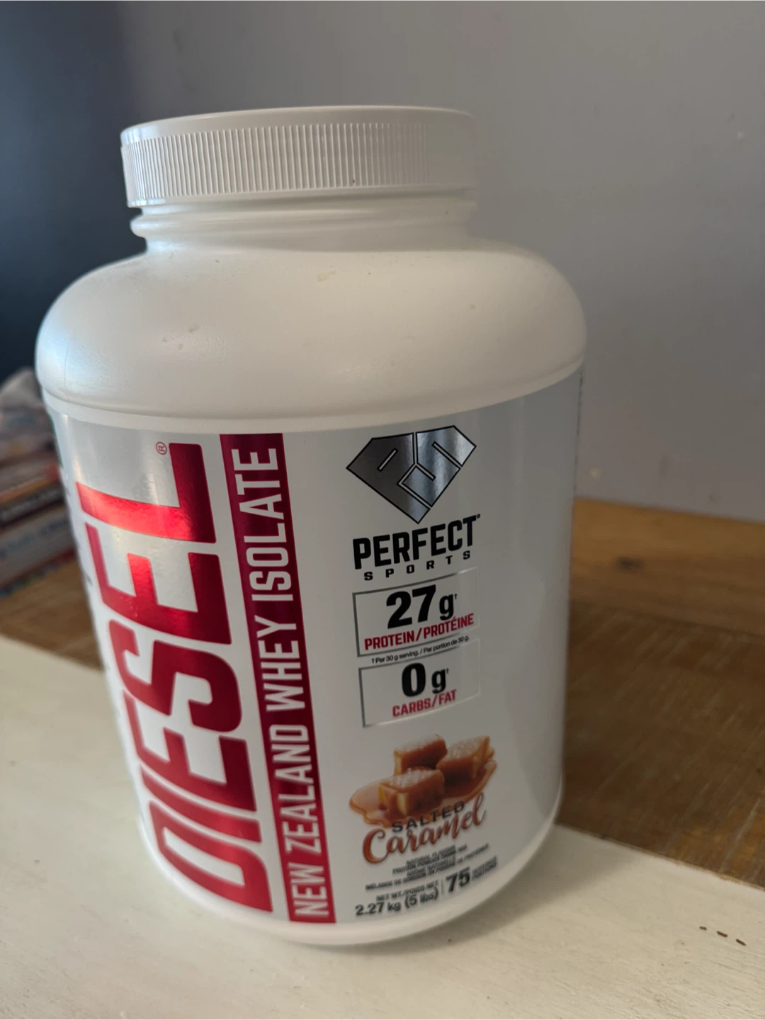 Perfect Sports Diesel New Zealand Whey Isolate - Salted Caramel