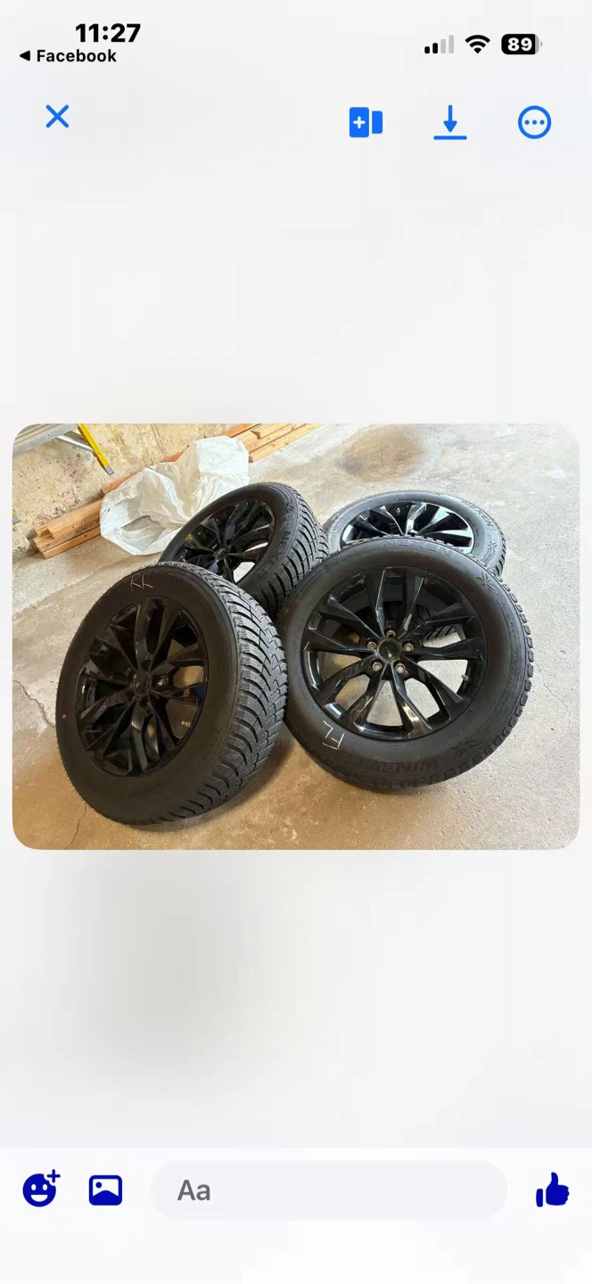Winter Tires on Rims 235/60R18