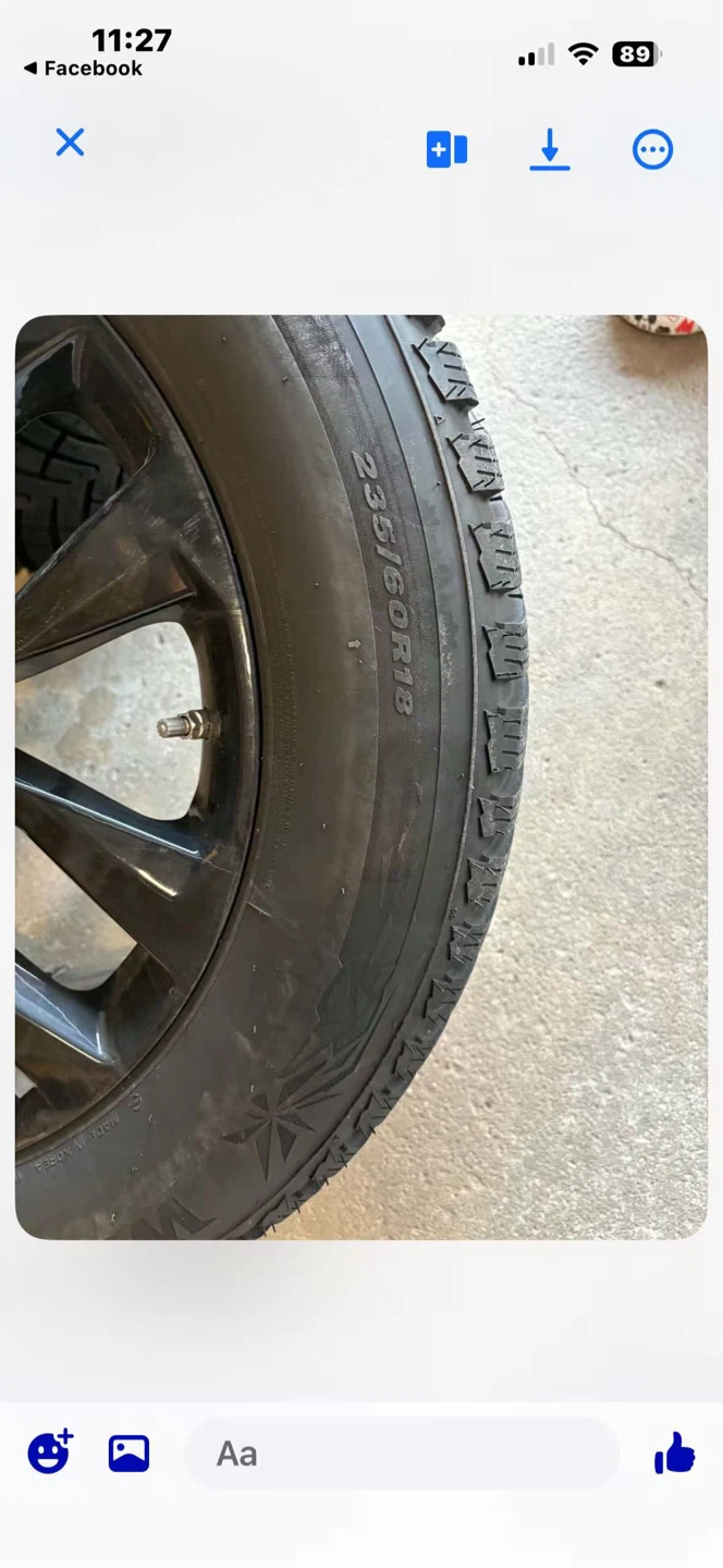 Winter Tires on Rims 235/60R18 - photo 3