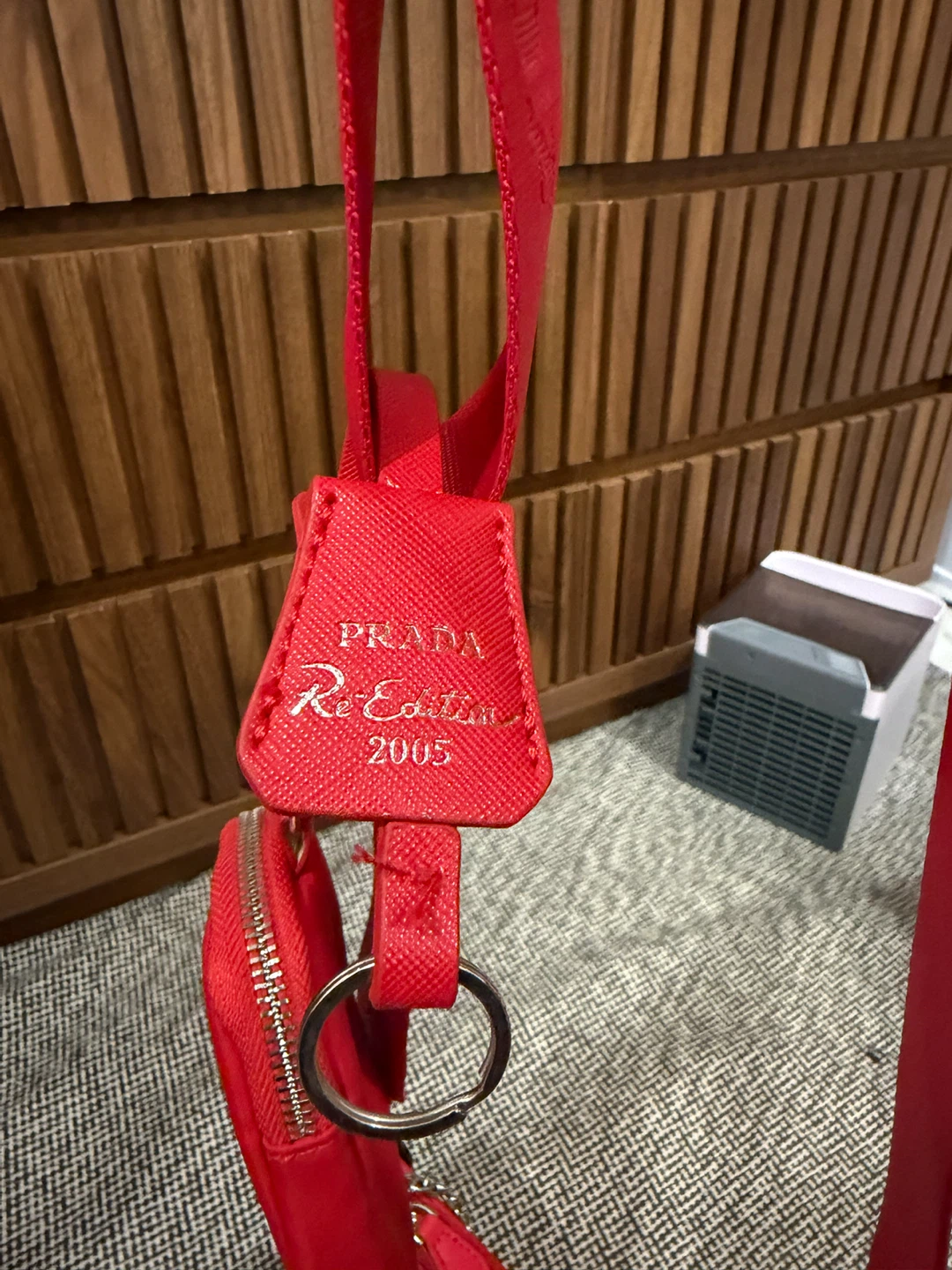 Prada Re-Edition 2005 Red Nylon Bag - photo 4