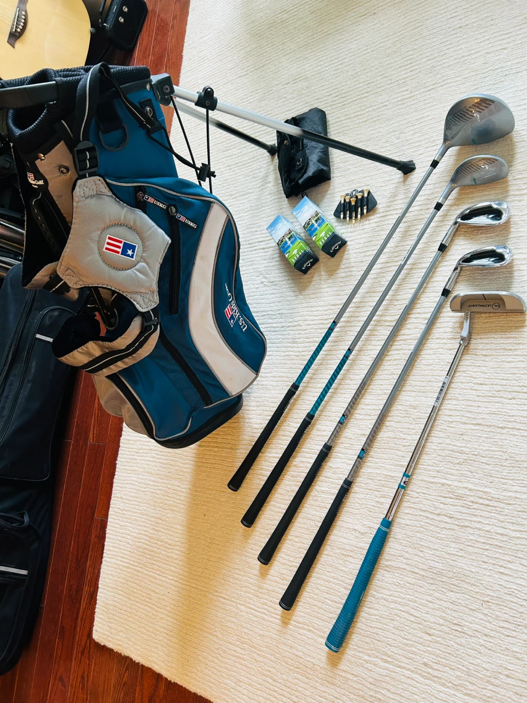 US Kids UL48-s 48” 5-Piece Junior Golf Club Set (Left Hand)