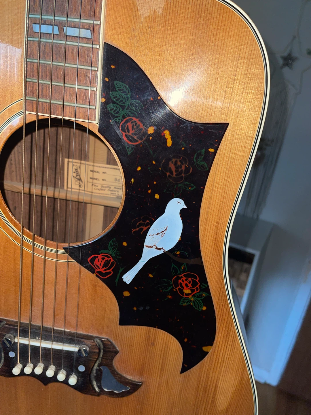 Vintage Aria Acoustic Guitar - photo 5