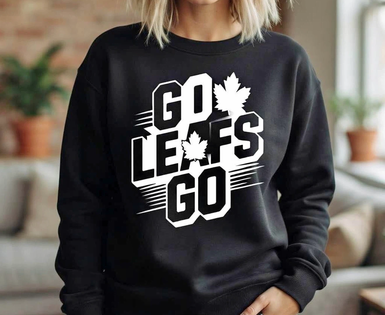 Football Mom and Go Leafs Go Sweatshirts