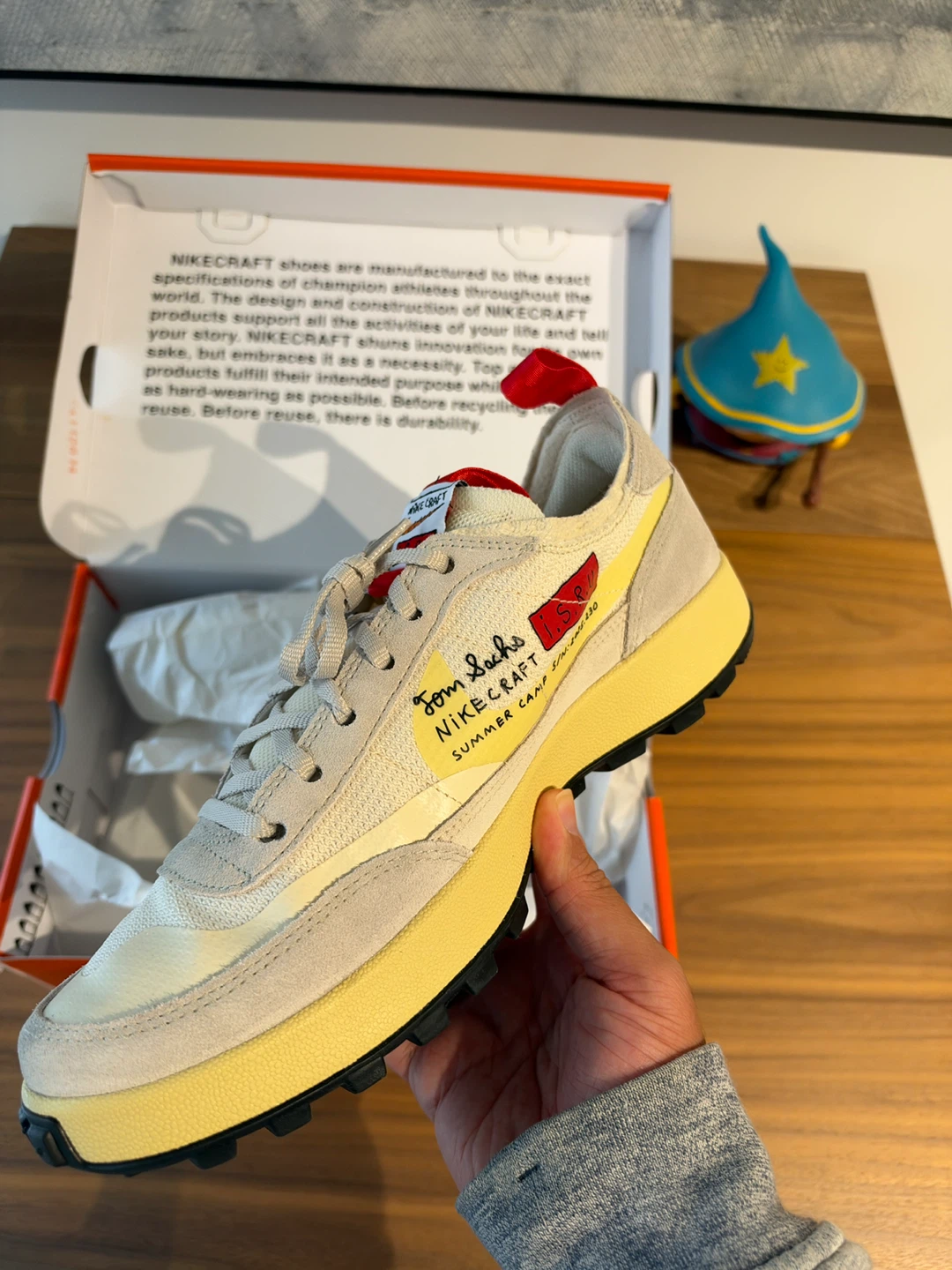 Tom Sachs NikeCraft General Purpose Shoe - Light Bone - photo 2