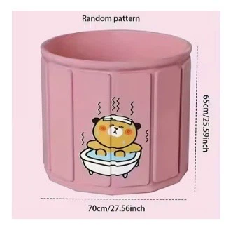 Portable Pink Bear Bathtub - photo 2