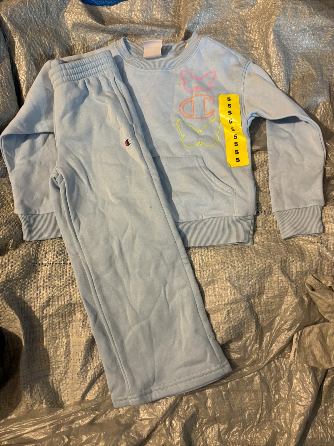 NWOT Champion Kids Butterfly Sweat Set